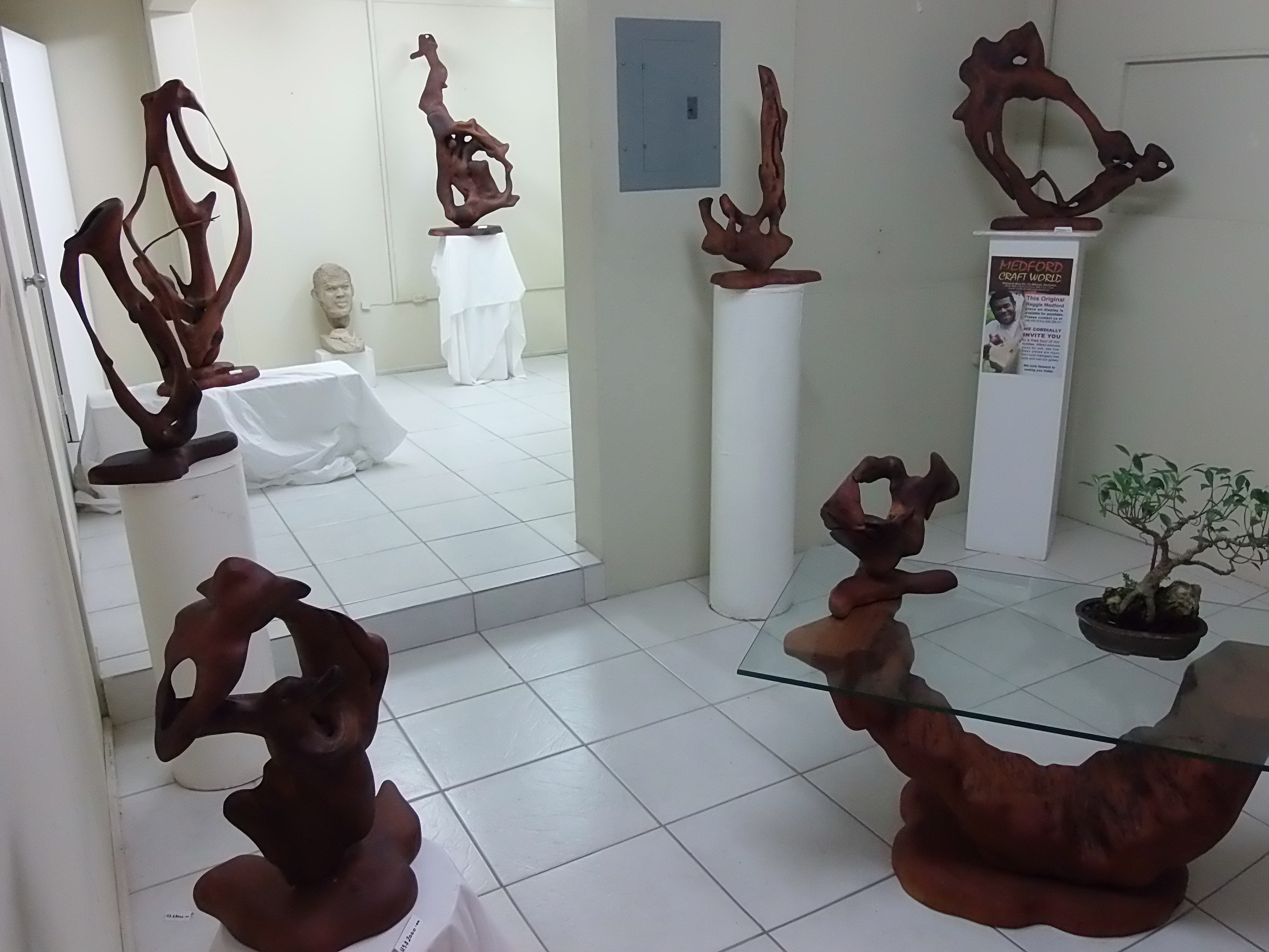 Curated wood carving exhibition